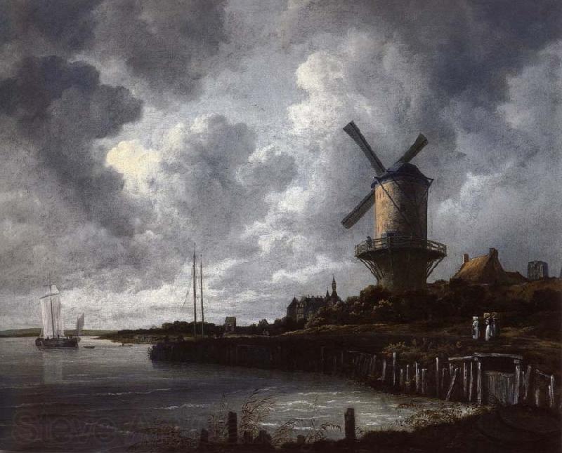 Jacob van Ruisdael Windmill at Wijk bij Duurstede Germany oil painting art